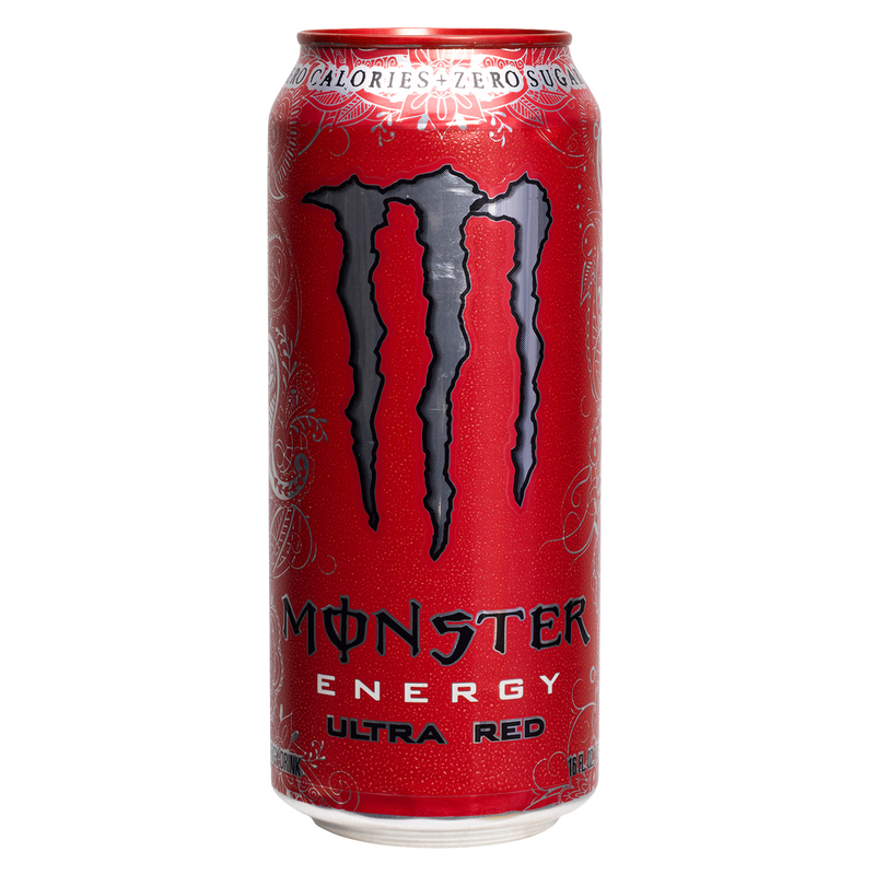 Monster Energy Ultra Red 16oz Can