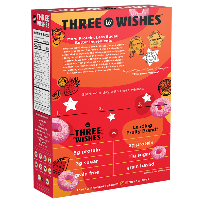 Three Wishes Grain Free Cereal Fruity 8.6oz