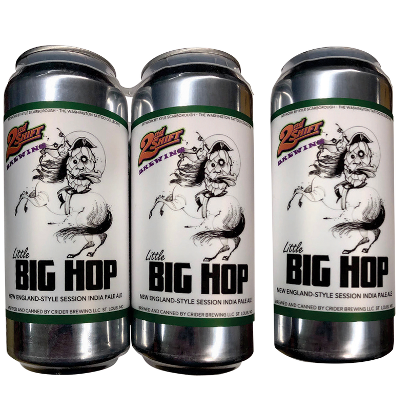 2nd Shift Brewing Little Big Hop 4pk 16oz Can 4.9% ABV