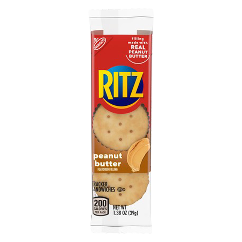 Ritz Peanut Butter Sandwich Crackers 1.38oz