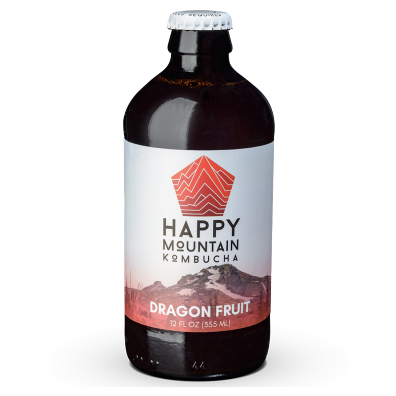 Happy Mountain Dragon Fruit Kombucha 12oz