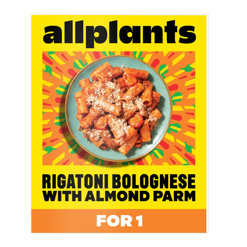 allplants Rigatoni Bolognese with Almond Parm (For One), 378g