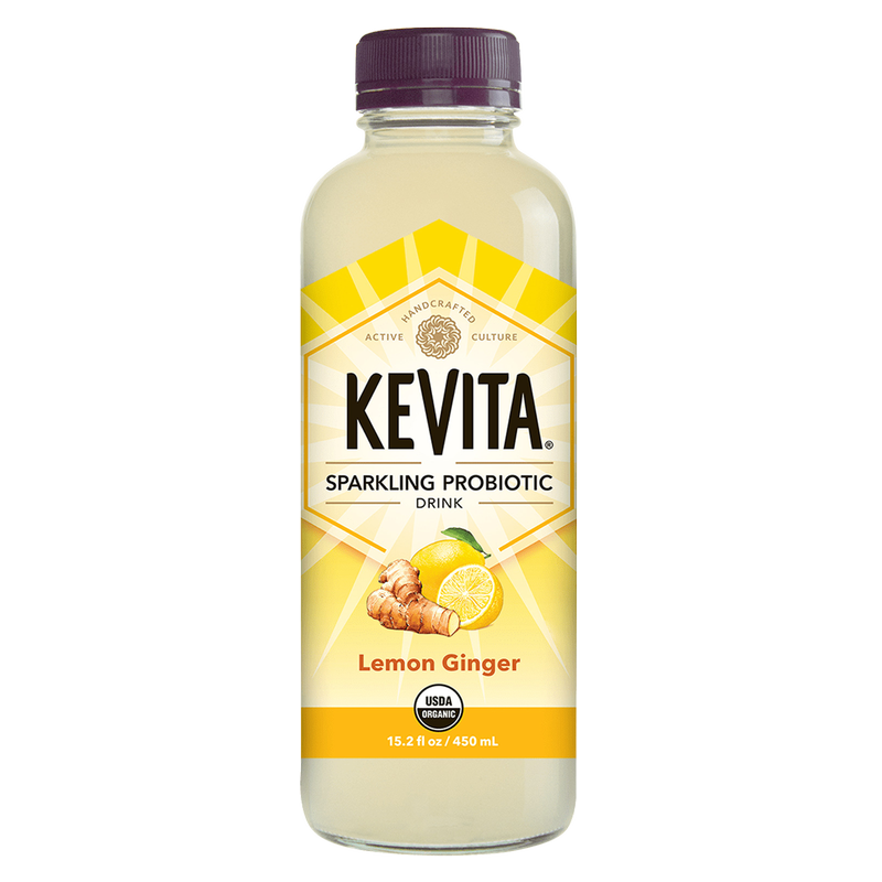Kevita Lemon Ginger Probiotic Drink 15.2oz