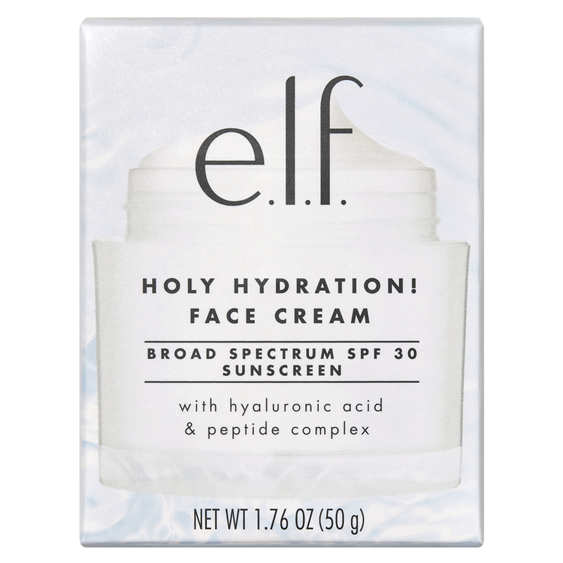 e.l.f. Holy Hydration! Face Cream Broad Spectrum SPF 30 Sunscreen 1.76oz