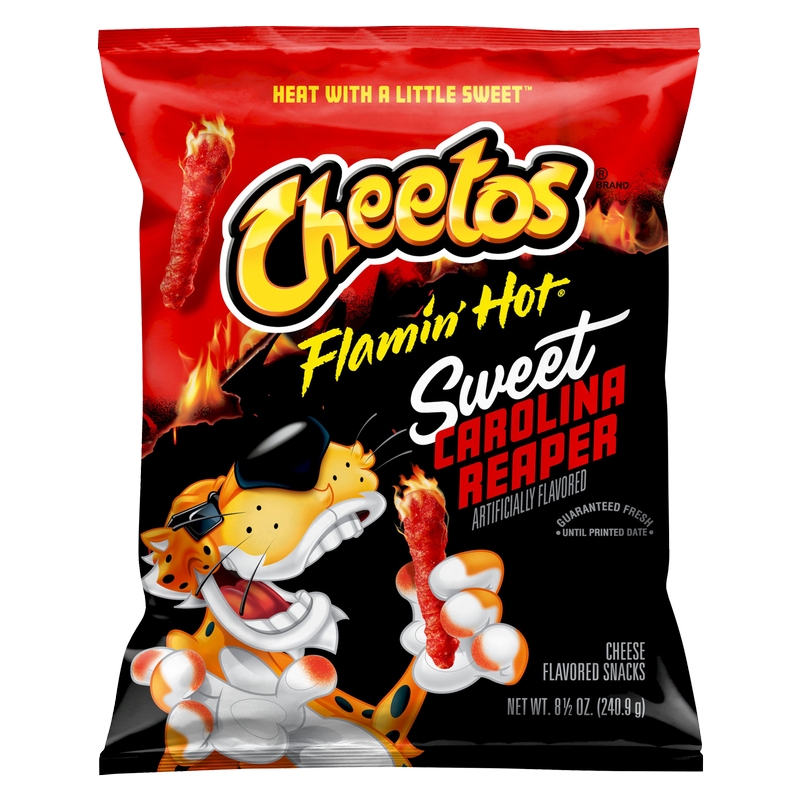 Cheetos Crunchy Flamin' Hot Sweet Carolina Reaper 8.5oz