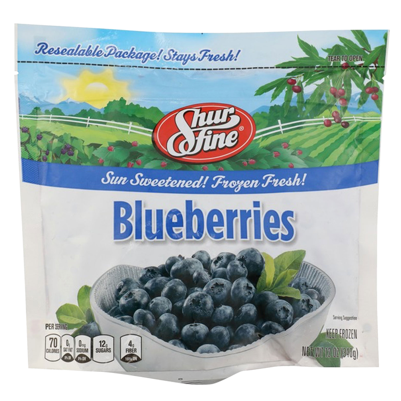 ShurFine Frozen Blueberries 12oz