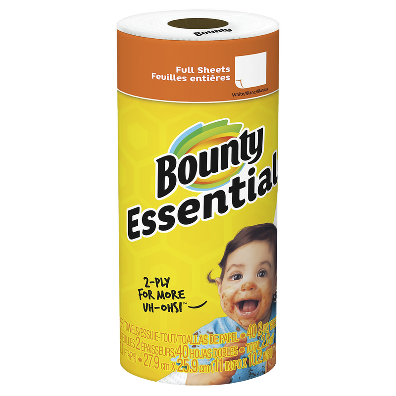 Bounty Essentials 2-Ply Paper Towel 1pk