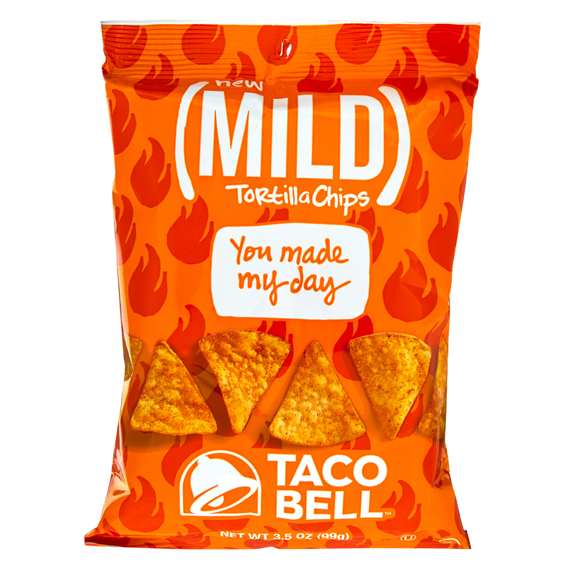Taco Bell Mild Tortilla Chips 3.5oz