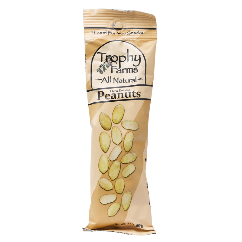 Trophy Farms All Natural Over Roasted Peanuts 2oz