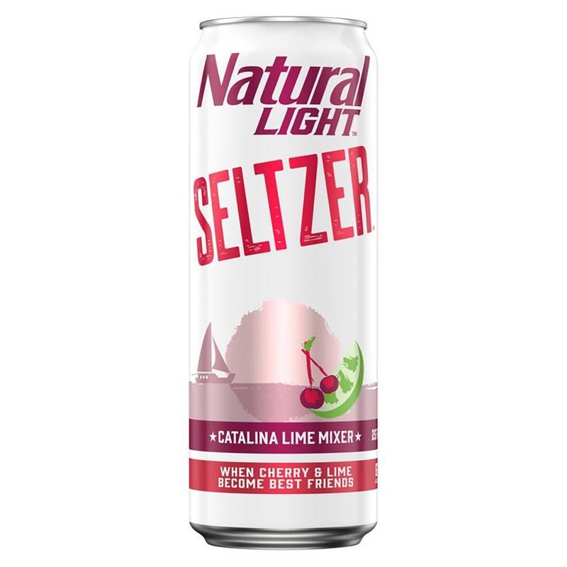 Natural Light Seltzer Catalina Lime Single 25oz Can 6.0% ABV