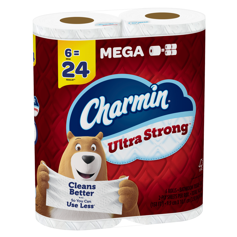 Charmin Ultra Strong Mega Roll 6ct