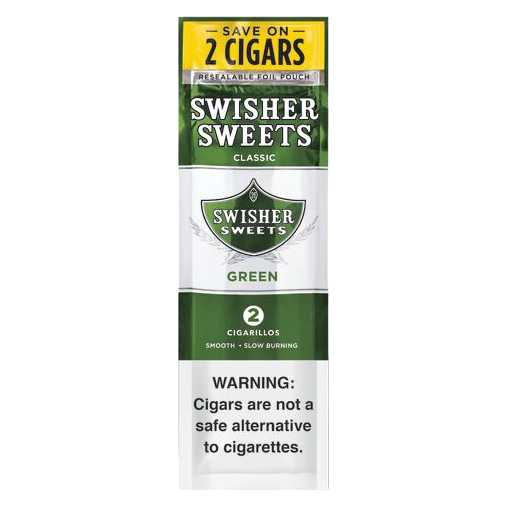 Swisher Sweets Green Cigarillos 2ct