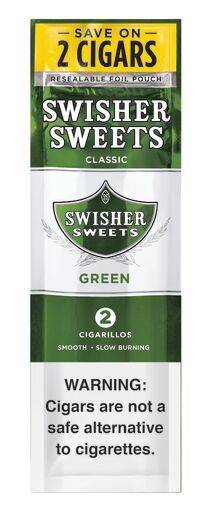 Swisher Sweets Green Cigarillos 2ct