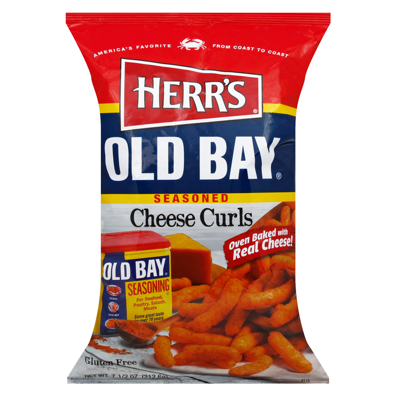 Herr's Old Bay Seasoned Cheese Curls 7.5oz