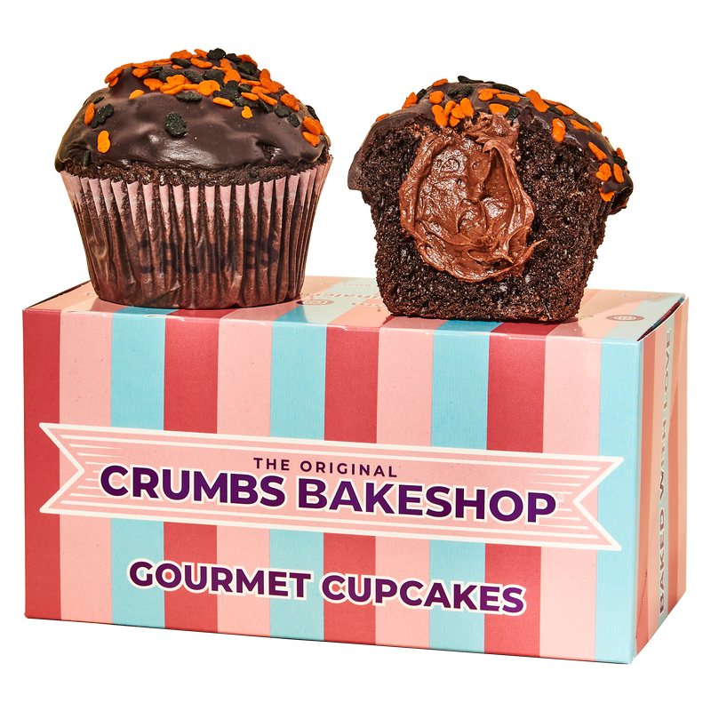 CRUMBS Bakeshop Cupcakes Batty for Chocolate - 2ct/12oz