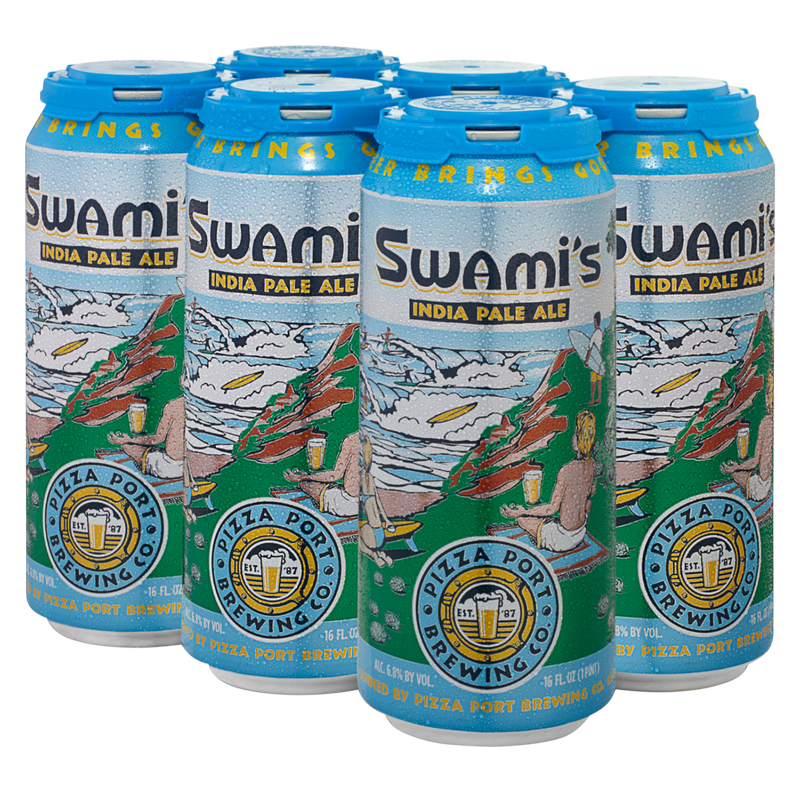 Pizza Port Swami's IPA 6pk 16oz Can 6.8% ABV