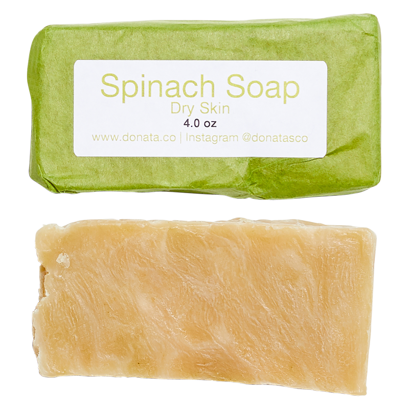 Donata Skinfoods Spinach Soap 4oz