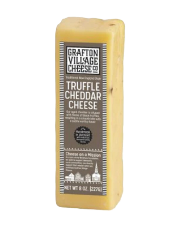 Grafton Truffle Cheddar Cheese Block - 8oz