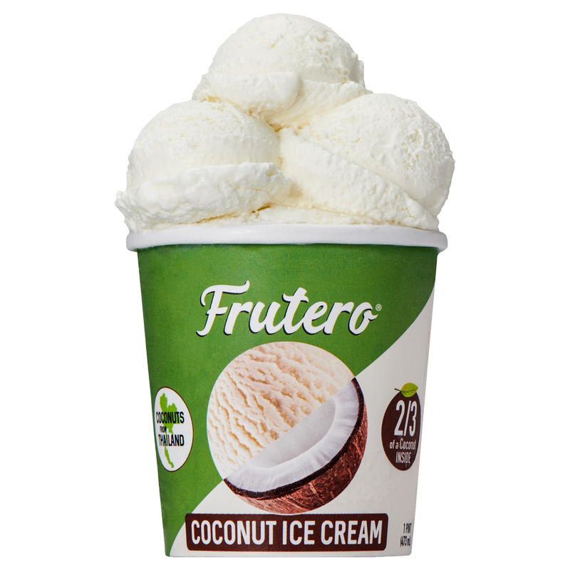 Frutero Coconut Ice Cream Pint 16oz
