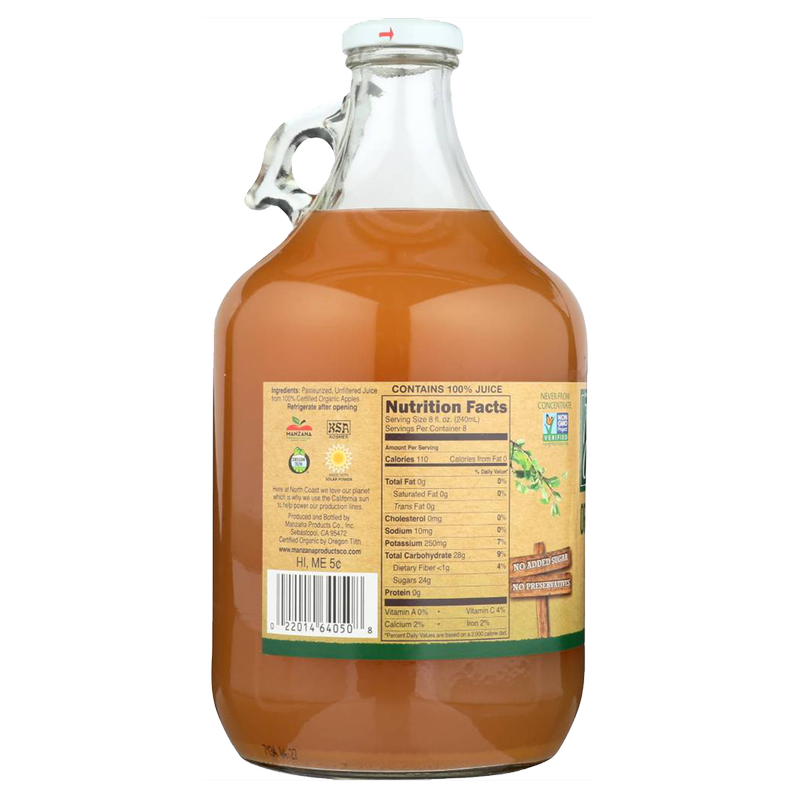 North Coast Organic Apple Cider Juice 64oz Drinks fast delivery by App or Online