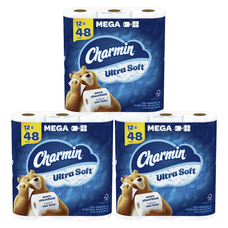 Charmin Ultra Soft Toilet Paper Mega Rolls 36ct