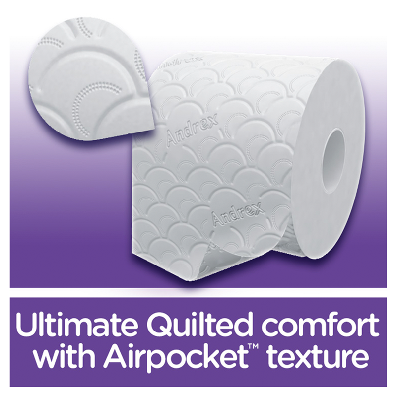 Andrex Supreme Quilts Toilet Roll, 4pcs