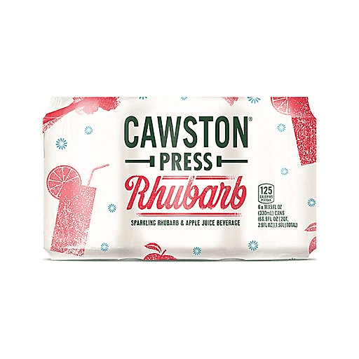 Cawston Press Rhubarb With Crisp Apples 6pk 12oz