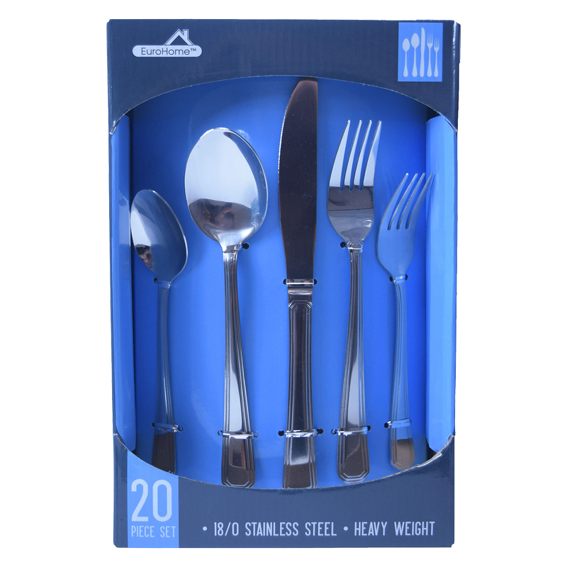 Euro-Home S.S. Heavy Weight Cutlery Set 20pk