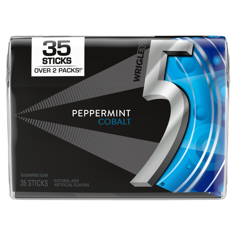 5 Gum Peppermint Cobalt Sugarfree 35ct