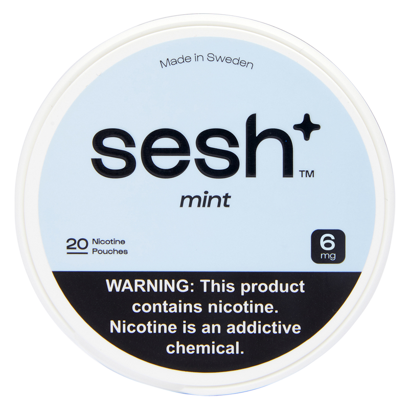 Sesh+ Mint Nicotine Pouch 6mg