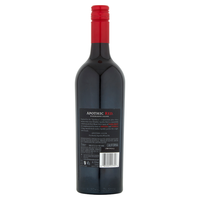 Apothic Red Wine Blend Nutrition Facts Good Quality