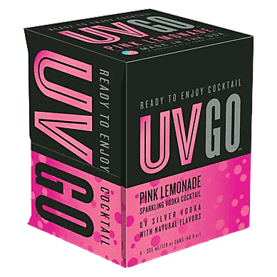 UV Go Pink Lemonade 4pk 12oz Can
