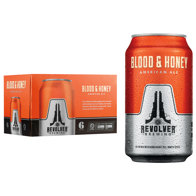 Revolver Blood & Honey Ale 6pk 12oz Can 7.0% ABV - Delivered In As Fast As  15 Minutes