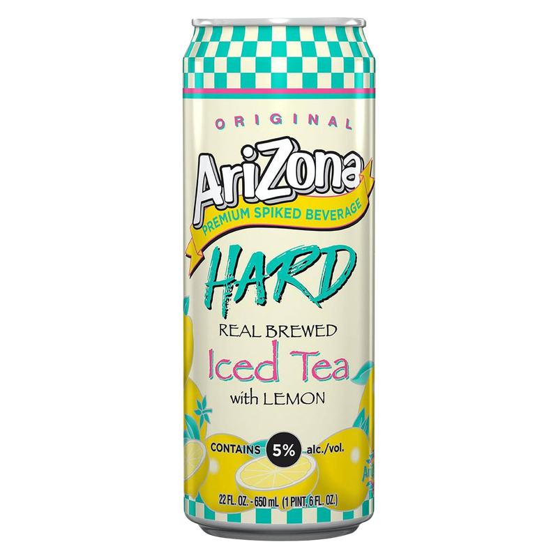 Arizona Hard Lemon Tea Single 22oz Can 5% ABV