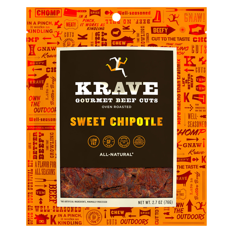 Krave Sweet Chipotle Beef Jerky 2.7oz