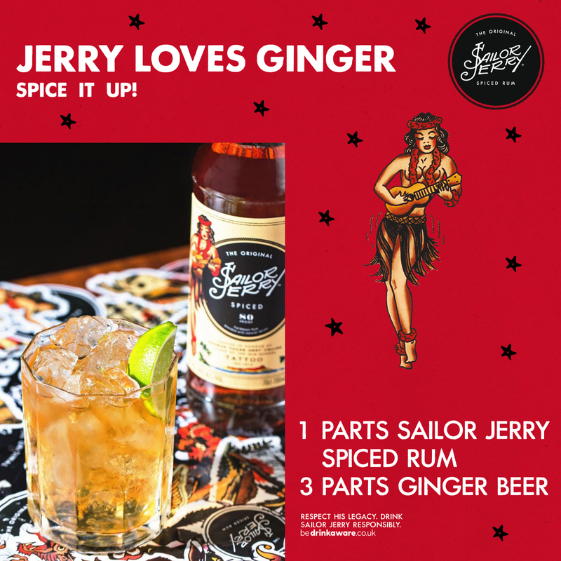 Sailor Jerry Spice Rum, 70cl Alcohol fast delivery by App or Online