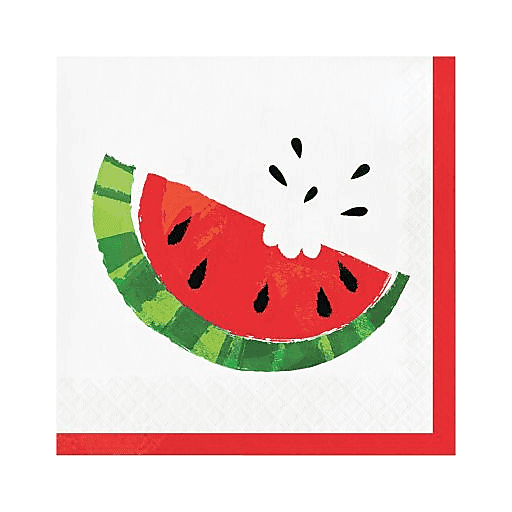 Juicy Watermelon Luncheon Napkins 16ct