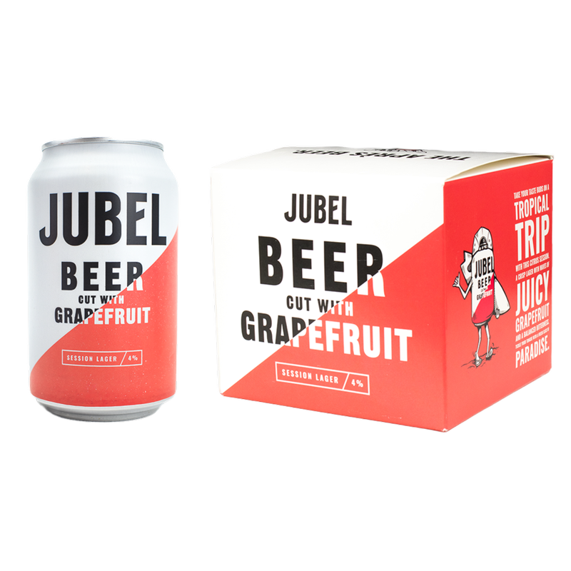 Jubel beer cut with Grapefruit, 4 x 330ml