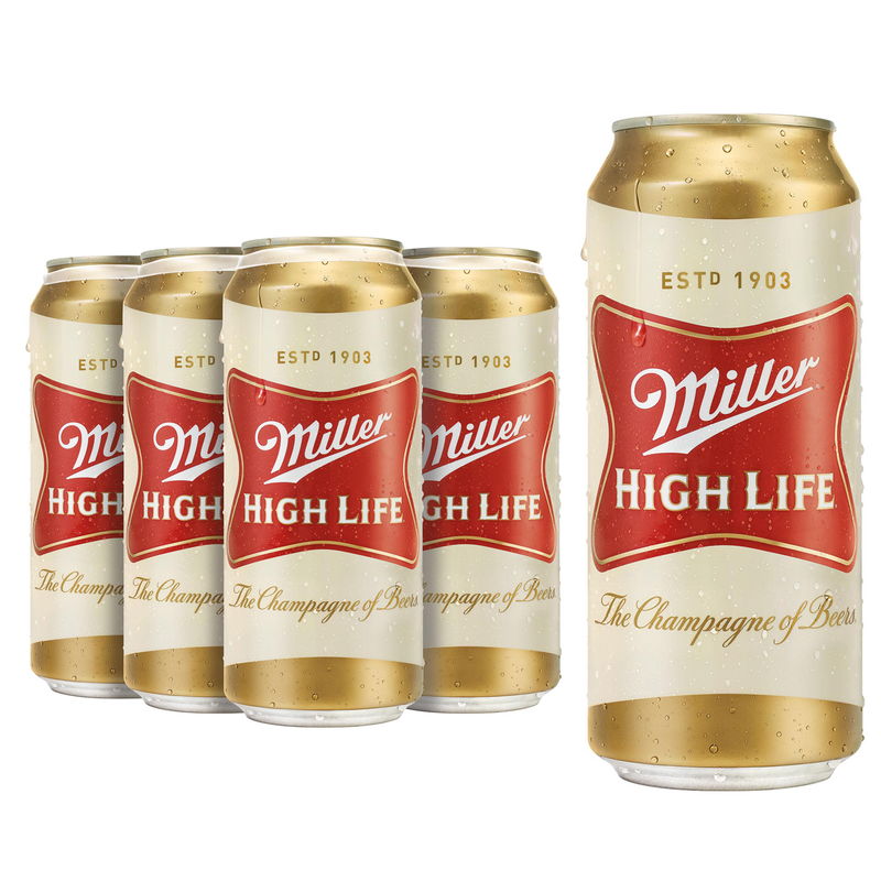 Miller High Life 6pk 16oz Can 4.6% ABV