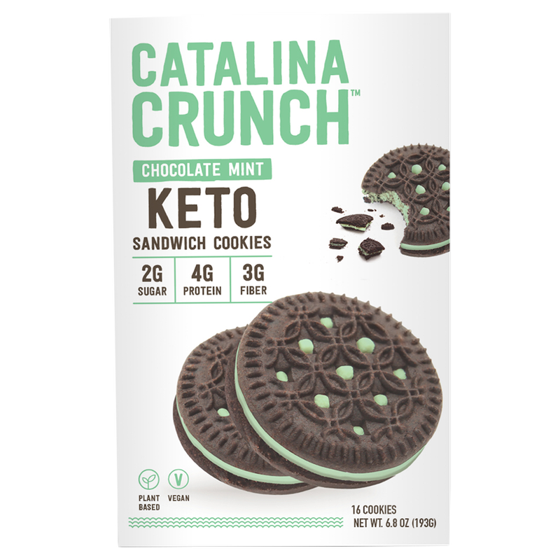 Catalina Crunch Chocolate Mint Keto Sandwich Cookie 6.8oz