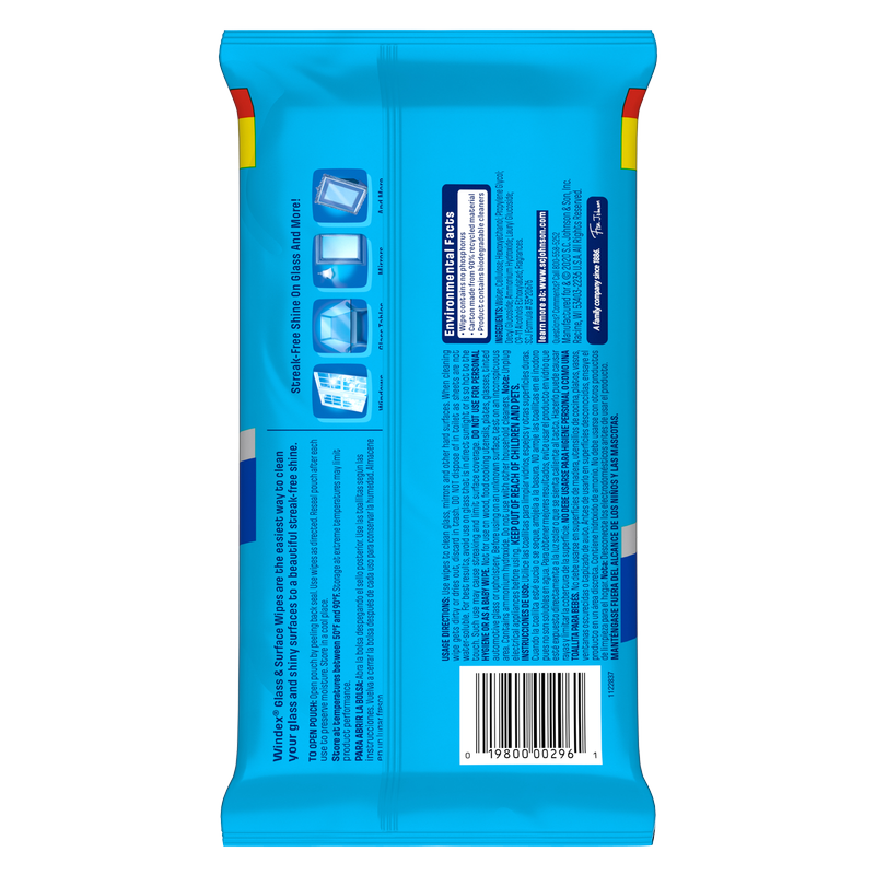Windex Glass Cleaner Wipes 38ct : Cleaning fast delivery by App or