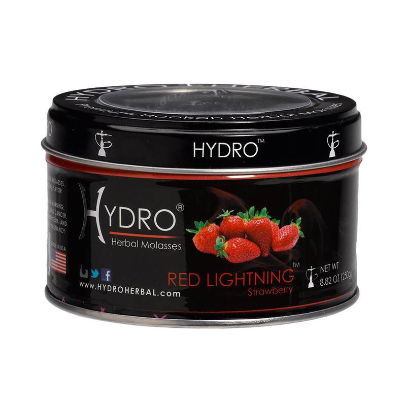 Hydro Red Lightning Strawberry Herbal Shisha 250g