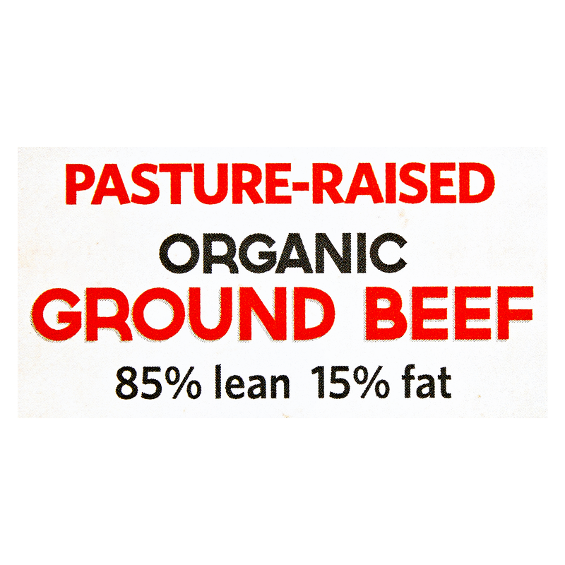 Organic Prairie Frozen Pasture-Raised Ground Beef 85/15 16oz