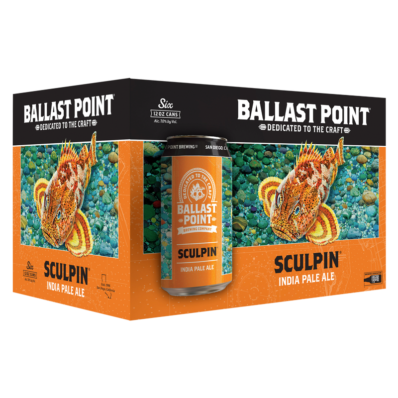 Ballast Point Sculpin IPA 6pk 12oz Can 7.0% ABV