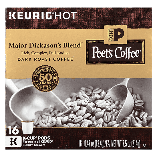 Peet's Major Dickason Iced Coffee 16pk
