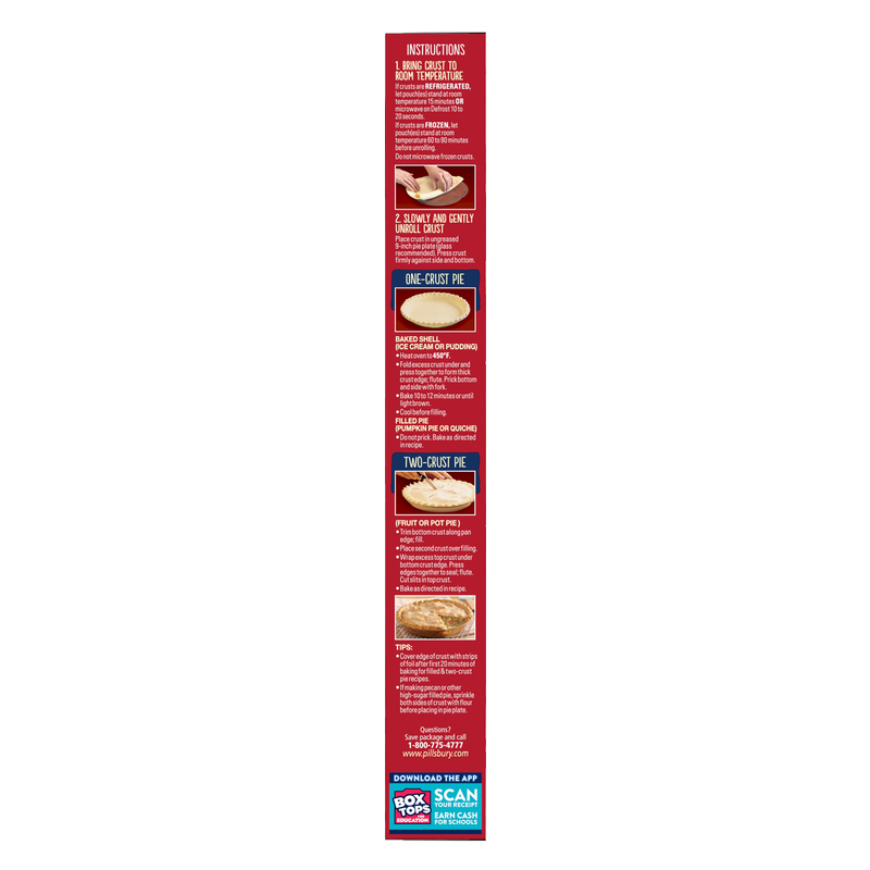 Pillsbury Refrigerated Pie Crusts 2ct Grocery fast delivery by App