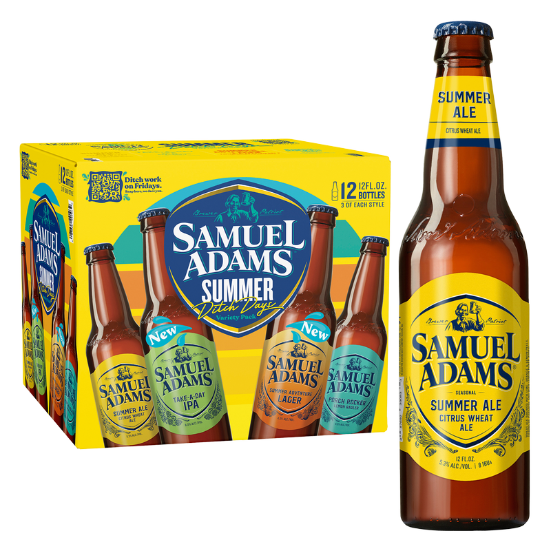 Sam Adams American Lager Variety 12pk 12oz Btl