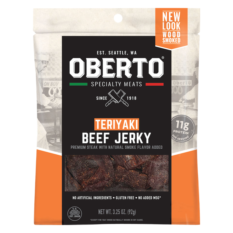 Oberto All Natural Teriyaki Beef Jerky 3.25oz