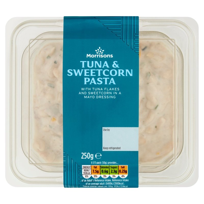 Morrisons Tuna & Sweetcorn Pasta, 250g