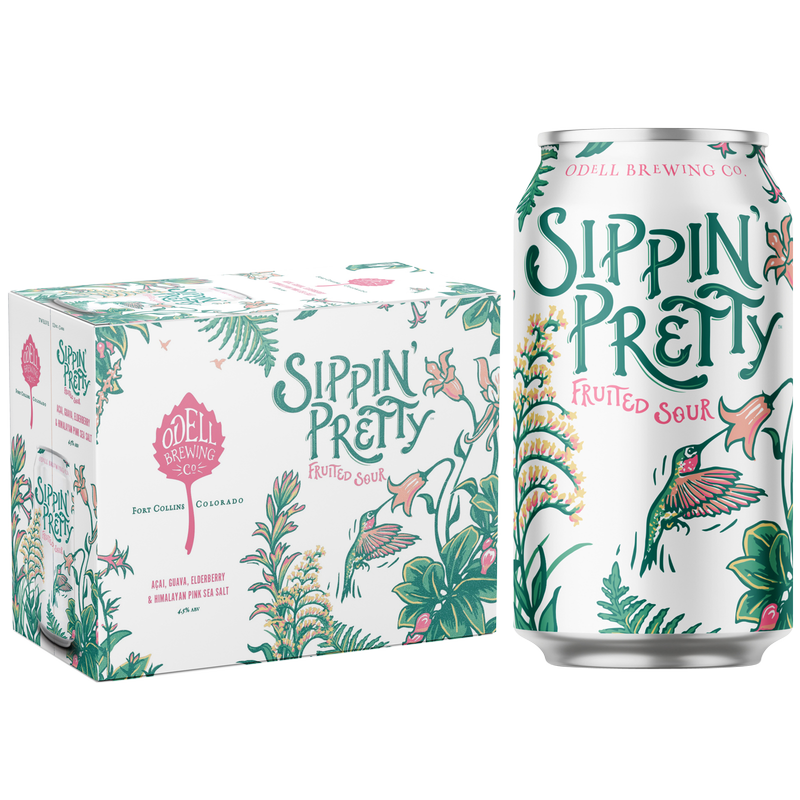 Odell Sippin Pretty Fruited Sour 12pk 12oz Can 4.5% ABV